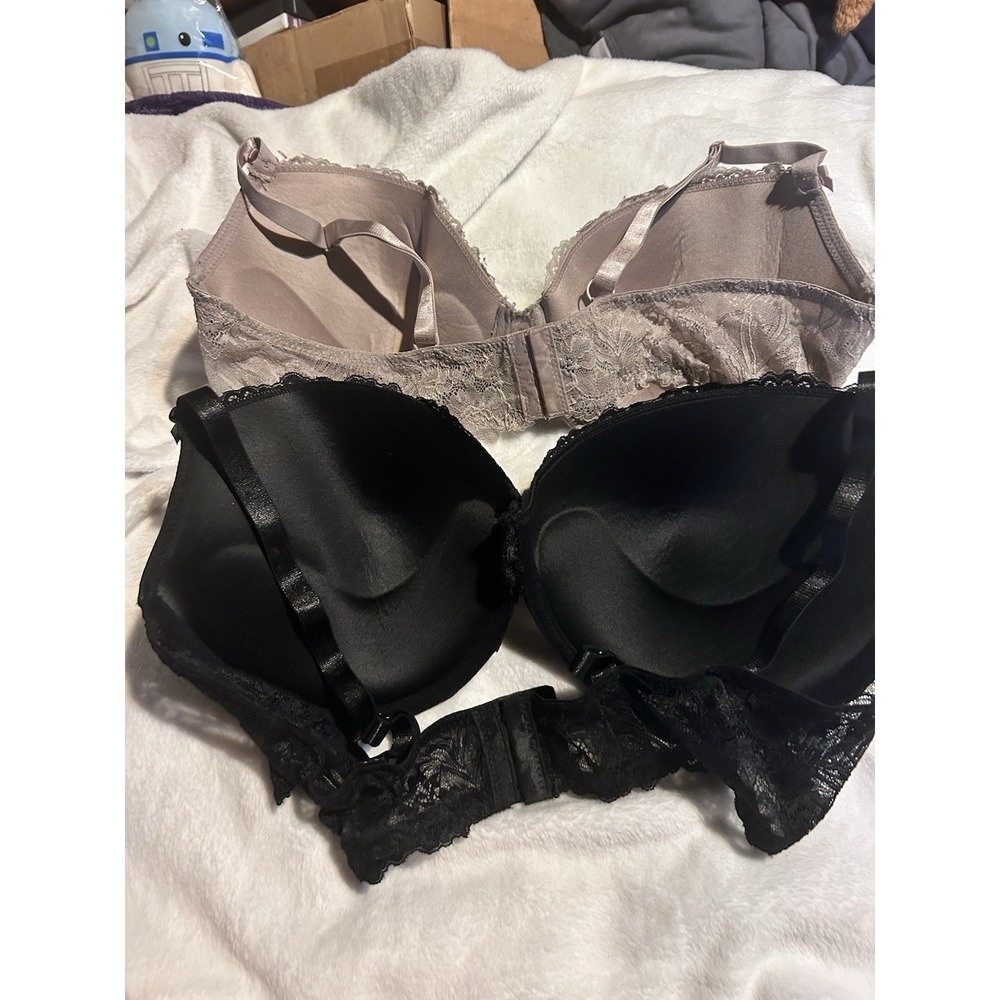 Two 44D Bras!‎ Black & Grey